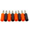 10pcs Black & Red Wire Audio Speaker Cable Banana Connectors 4mm Adapter(RED 10PCS) view 1