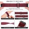 6-Pack Canvas Compatible with Woneligo/Fitpolo IDW13 Smart Watch Smart Watch Band, Soft Breathable Quick Release Replacement Strap Strap with Secure Closure for TOOBUR IDW19/ENOMIR IDW19/MILOUZ IDW19/Gydom IDW19/Faweio IDW19/Hoowel IDW19/Amzhero IDW1 view 3