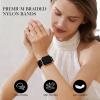 6-Pack Canvas Compatible with Woneligo/Fitpolo IDW13 Smart Watch Smart Watch Band, Soft Breathable Quick Release Replacement Strap Strap with Secure Closure for TOOBUR IDW19/ENOMIR IDW19/MILOUZ IDW19/Gydom IDW19/Faweio IDW19/Hoowel IDW19/Amzhero IDW1 view 4