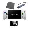 ASUS ROG Ally 4TB SSD AMD Ryzen Z2 A CPU Handheld Gaming Console 7-inch Touchscreen 120Hz, CyberEZQ 8 in 1 USB C Hub, 64GB MicroSD Card, 4 Accessories: 5 in 1 Bundle view 1
