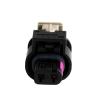 1/5/10/20/50/Sets 2 Pin for Black Female Connector Plug 4F0973702 0-2112986-1 1-1718643-1(5 Sets 2p Female) view 1