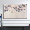 32-65 Inch TV Dust Cover Waterproof & Breathable LCD/LED Screen Protector Universal Dustproof Cover for Flat Panel TVs Indoor Living Room Art Decoration-flower2||32inch view 1