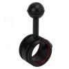 Tbest Diving Ball Head Anodized Aluminum Alloy Flashlight Accessory Durable Lightweight Adjustable Joint Arm for Scuba Underwater Exploration Black view 3