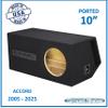 10" Single ported sub Box, fits 05-25 Honda Civic Speaker Box Ground Shaker Subwoofer Enclosure Car Audio view 2