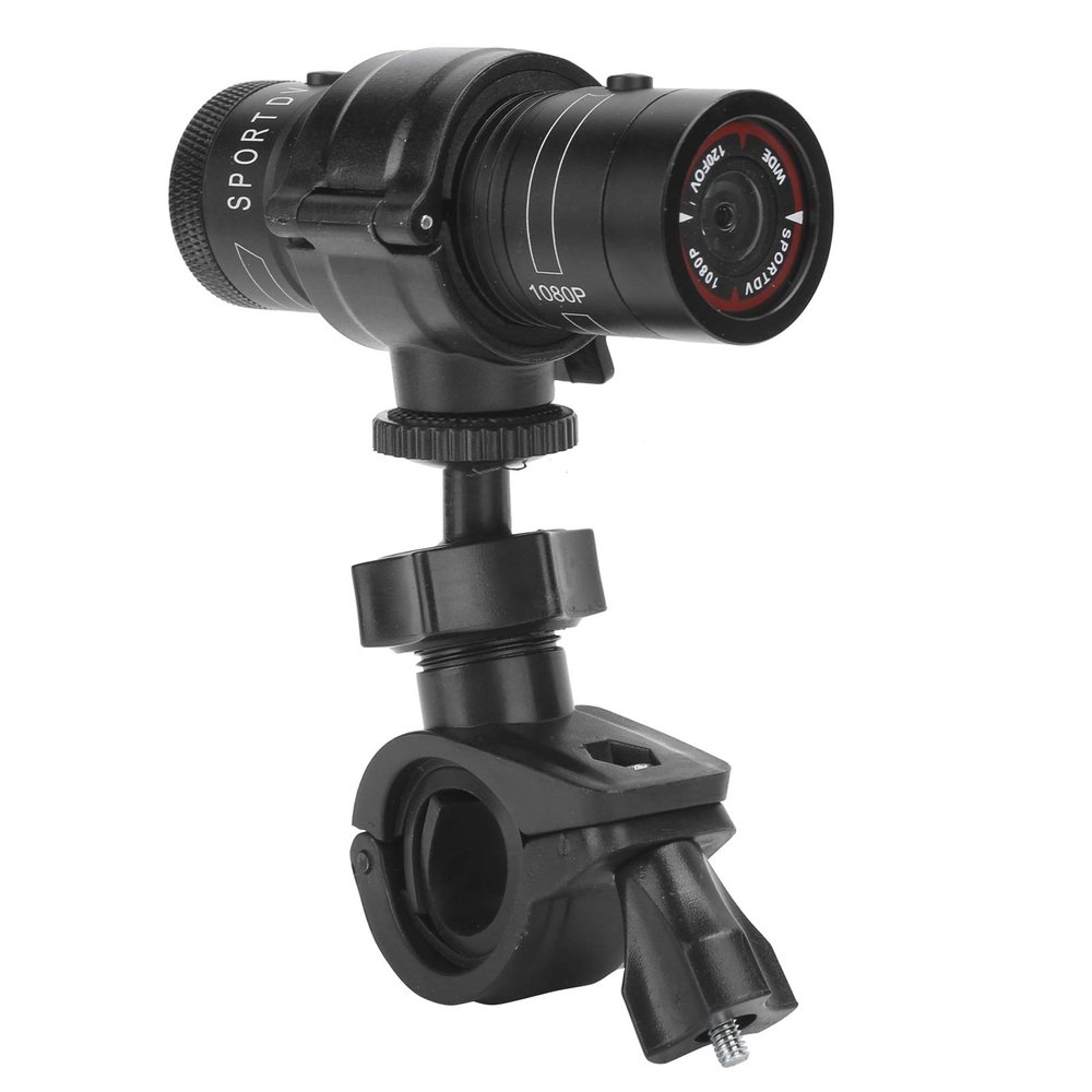 Cocoarm Dashcam, Action Cam Motorcycle Dash Recording Camera Sports DVR Video Camera 120 Degree Wide Angle Camera Aluminum Alloy with Night Function