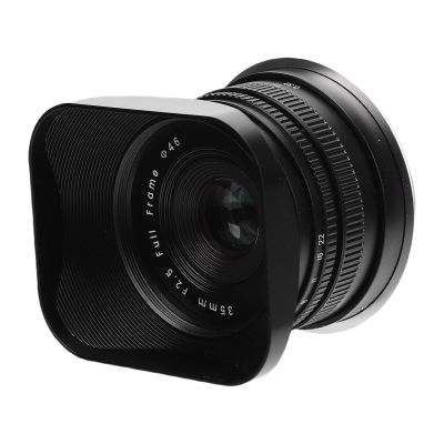 Zyyini 35mm Full Frame F2.5 Large Aperture Manual Focus Mirrorless Camera Lens with Lens Hood Front Rear Caps, for Z9 Z8 Z7 Z6 Z5 Z Series Camera