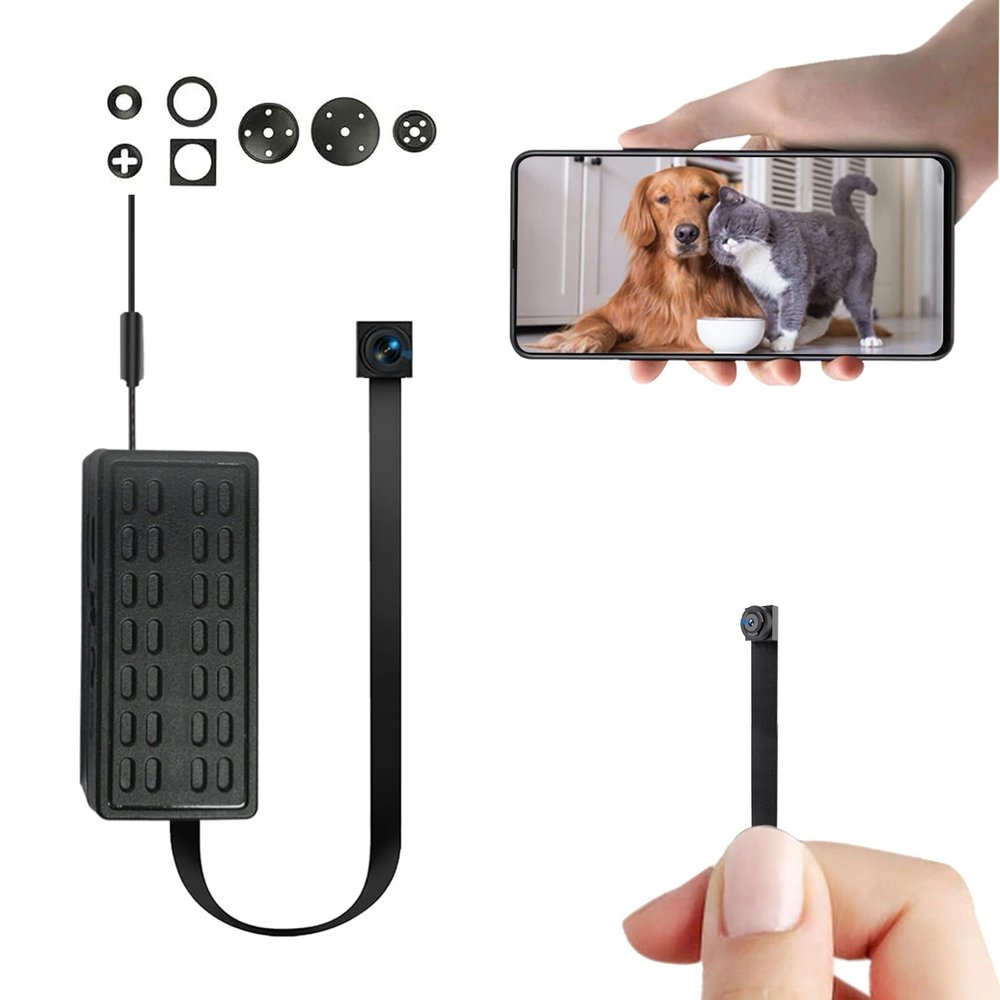 Ctetma 4K DIY Mini Camera Module Small WiFi Security Camera Tiny Wireless Nanny Cam HD Spy Cam for Home Indoor & Outdoor