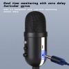 WiseZythum USB Cnser Phone with RGB, Computer PC Mic for Gaming Streaming, USB p with Noise Cand Psing for OS X, view 3