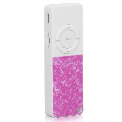 CHICIRIS Mini MP3 Player Slim and Portable for Easy Carry Supports Memory Card Expansion Up to 64GB (Purple Red)