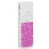 CHICIRIS Mini MP3 Player Slim and Portable for Easy Carry Supports Memory Card Expansion Up to 64GB (Purple Red) view 1