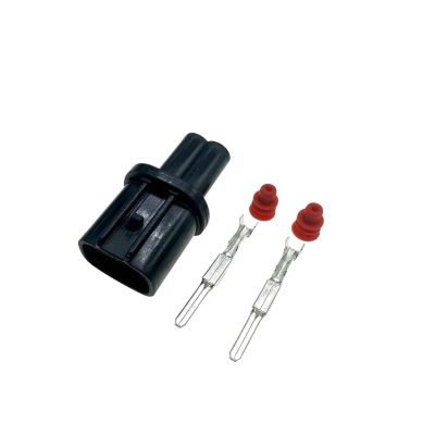 2Pin 6189-0706 Compatible With Car Male Female Sensor Wiring Harness Connectors 90980-11900 DJ7022Y-2.3-11/21 With Terminal(Male)