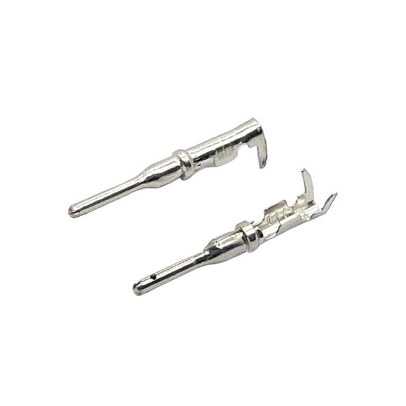 20 Pcs Crimp Wire Terminal Auto Connector Metal Splice Pin for Car 1062-16-0122 1060-16-0122(White,20 Pcs)