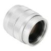 ciciglow 35mm 2/3 Manual Focus Lens F1.7 Large Aperture Fixed Focus Telecine Lens for C Mount Mirrorless Camera (Silver) view 2