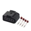 5/10/20/50 Sets 4 Pin 3.5MM Plug 1J0973724 for Automotive Coil Extension Adapter Electrical Wire Connector(20 Sets 4p Female) view 3