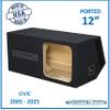 12" Single solobaric ported sub Box 05-25 Civic Speaker Box Ground Shaker Speaker Box Ground Shaker Subwoofer Enclosure Car Audio view 2