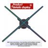 52cm 3D Hologram Fan Projector, HD LED Holographic Player, Advertising Display Machine, WiFi APP Remote Control For Shopping Mall for Business view 3