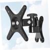 Lurrose Aluminum Alloy Tv Wall Mount Bracket Rotary Screen Rack Support for Flat Panel Tvs with Load Capacity Space-Saving Home Entertainment Wall Bracket view 2