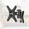 Lurrose Aluminum Alloy Tv Wall Mount Bracket Rotary Screen Rack Support for Flat Panel Tvs with Load Capacity Space-Saving Home Entertainment Wall Bracket view 3