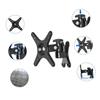Lurrose Aluminum Alloy Tv Wall Mount Bracket Rotary Screen Rack Support for Flat Panel Tvs with Load Capacity Space-Saving Home Entertainment Wall Bracket view 4