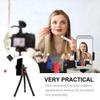 GALPADA Adjustable Phone Tripod with Mount and Flexible Clip Portable Lightweight Video Stand for Smartphones and Cameras Corrosion-Resistant Tabletop Holder for Travel and Overhead view 4