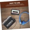 Uonlytech USB Cassette to Converter with Detachable Speaker Player for Digital Music Transfer Audio Capture Compatible Music Devices Black Compact Design view 3