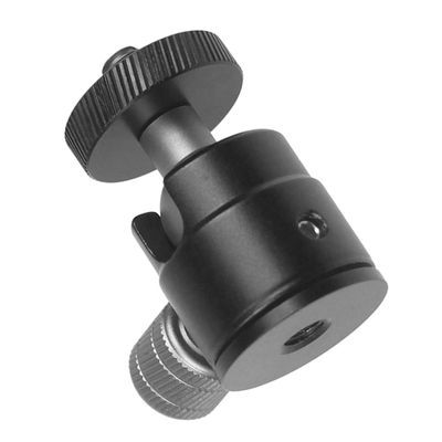 TIDTALEO Aluminum Alloy Mini Ball Head Tripod Clamp Screw Rotating Mount Adapter for Projector Stability Lightweight Portable Camera Accessory