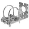 LOORGVEL Aluminum Alloy Antenna Mount Bracket Outdoor Pole Mounting Rack for Attic and Roof Weather-Resistant Antenna Pole Holder Compatible with Extenders view 1