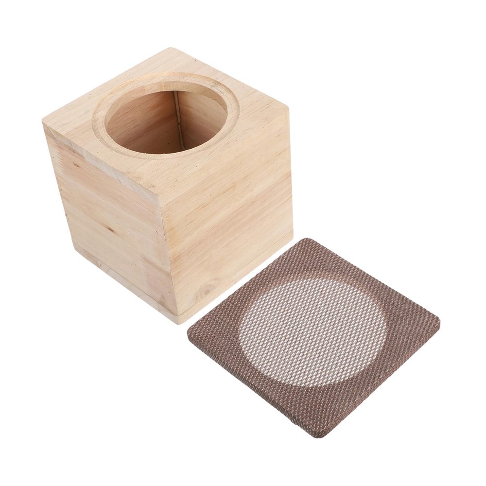 SCJJTAC Portable Wooden Car Speaker Enclosure for Deep Bass Enhancement Automotive Audio Subwoofer Box with Easy Installation for Vehicle Sound Upgrades