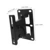 SCJJTAC Speaker Wall Mount Bracket Adjustable Height Speaker Stand for Surround Sound HiFi Audio Wall Mounting Kit for Home Theater Easy Installation view 2
