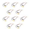 10X 4 Pin Car Reverse Camera Retention Wiring Harness Cable Plug Adapter Connector Fit for Toyota Be Applicable view 1