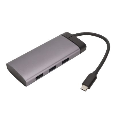 USB C Docking Station 5 in 1, USB C Hub with PD Fast HD Output, 3 USB 3.0 Ports, Aluminum y Type C Splitter for Laptop Phone Desktop, Plug and Play for OS X