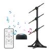 45cm 3D Holographic Fan Projector, Wifi HD LED Signage Holographic Player, Advertising Support Wireless Upload Video Shop Bar for Business view 2