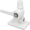 SZGCC Marine GA-3M Ship VHF AIS Antenna Mount, White Plastic, Adjustable Base Mounting Bracket for Marine Radio Communication Equipment view 1