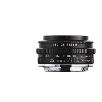 Compatible for Sony E 25mm F1.8 APS-C Manual Focus Prime Lens Z R L EOS M M43 X R6 ZVE XT A6300 (, Z)