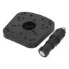 Fider Mount, Rotation Sounder Mount for Marine Electronics, ABS and Metal Fish Finder Mount with Base, Sturdy and ting System for Boats and view 4