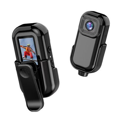 1080P Mini Thumb Sports Camera with WiFi HD Camera VLOG HD Pocket Recorder (Black)