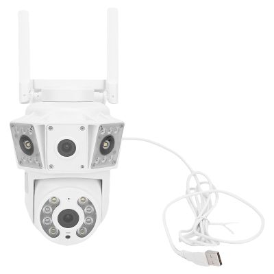 Cuifati Outdoor Security Camera S, Home Security Camera Human Detection Support 128G Memory App Connection 2MP for Supermarkets (US Plug)