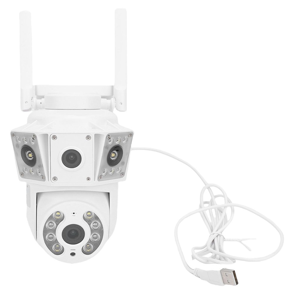 Cuifati Outdoor Security Camera S, Home Security Camera Human Detection Support 128G Memory App Connection 2MP for Supermarkets (US Plug)