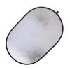 for Studio Photography Ellipse Multi Disc Reflector Collapsible Light Portable Oval 2 in1 Silver and White 90x120cm 35x47 view 2