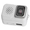 Cuifati Tiny Digital Camera, Key Camera FHD 1080p with 128 GB Storage Card for a Travel Study (White) view 1