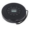 Qiilu Portable CD Player with Speaker - Anti Skip Rechargeable CD Player for Car, MP3 Compatible, Record to USB, Built in Microphone (Black) view 4