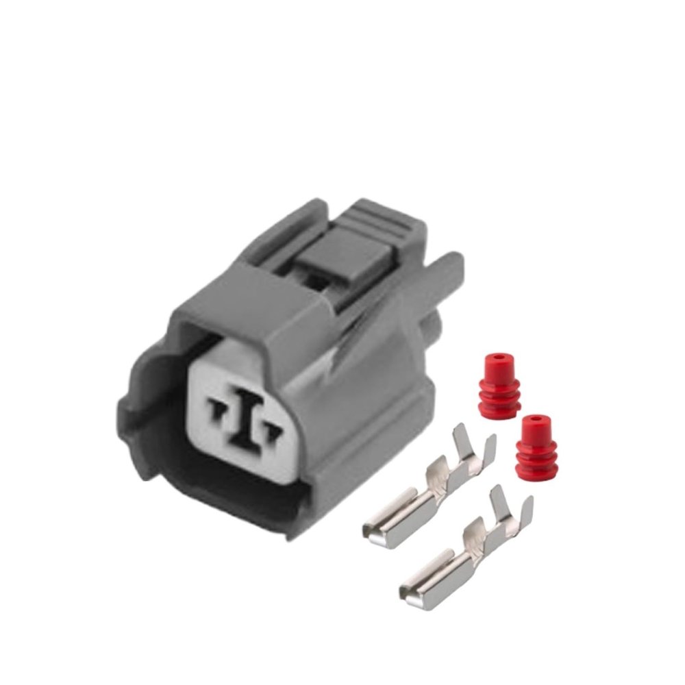 2/10/20/50 Sets 2 Pin Electrical Female Male Connector 6181-0070 6189-0129 for Fog Light Horn Socket(5 Sets Female)