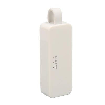 USB to RJ45 A, 2.5G Ethernet A, Portable USB to Ethernet Con with Plug and Play, 2500M Speed Network LAN A for Laptop T T, Wide (Type C White)