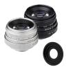 Compatible for Sony E 35mm F1.6 Manual Focus Prime Lens with C-Ring Mount EOS N1 C-FX NEX Micro 4/3 C-M4/3(Black,Z) view 2