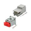 1/5/10/20 Sets 8 Pin 30968-1080 30700-1080 Type Automotive Connector Male Female to Plug Plastic Shell Socket(1 Set Male Female) view 1