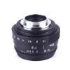 Compatible for Sony E 35mm F1.6 Manual Focus Prime Lens with C-Ring Mount EOS N1 C-FX NEX Micro 4/3 C-M4/3(Silver,XF) view 1