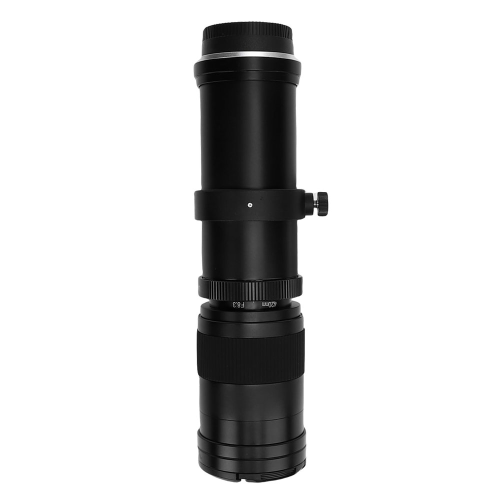 LAISANIM of Zoom 420-800 Mm Telephoto Lens for a SLR Assembly Device, a Zoom Lens Manual to Observe Birds (Black)