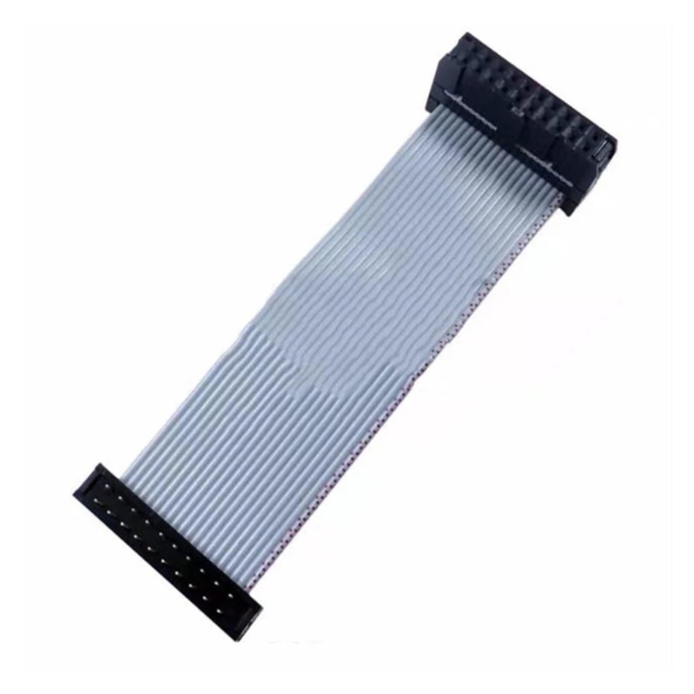BHUPWZE 1PCS FC-FD DC4 IDC 2.54MM Pitch Male to Female Connector 6/8/10/12/14/16/20/24/26/30/34/40 PIN Flat Ribbon Download Data Cable(100CM,20P(2x10P))