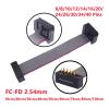 BHUPWZE 1PCS FC-FD DC4 IDC 2.54MM Pitch Male to Female Connector 6/8/10/12/14/16/20/24/26/30/34/40 PIN Flat Ribbon Download Data Cable(100CM,20P(2x10P)) view 2