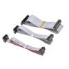BHUPWZE 1PCS FC-FD DC4 IDC 2.54MM Pitch Male to Female Connector 6/8/10/12/14/16/20/24/26/30/34/40 PIN Flat Ribbon Download Data Cable(20CM,14P(2x7P)) view 1